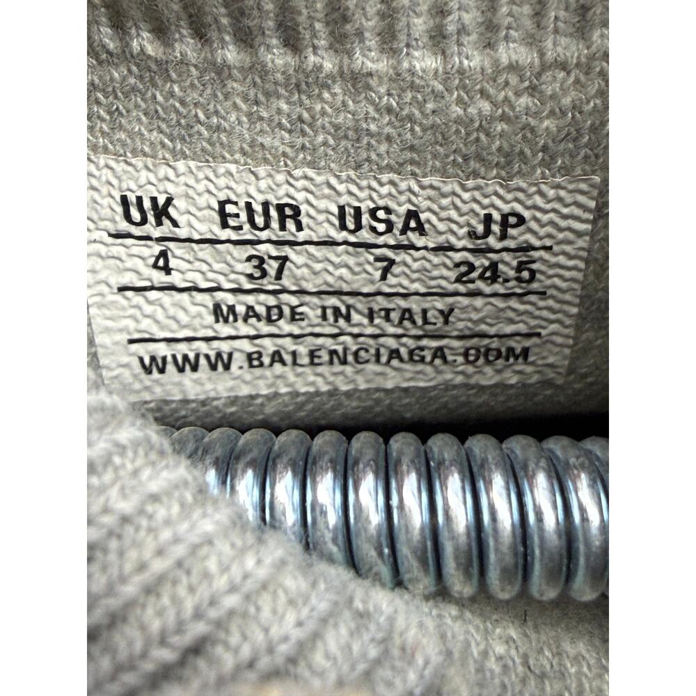 WMNS Balenciaga Speed 2.0 Sneaker Silver SZ 37 US7 - Picture 10 of 10